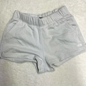 Light Blue North Face Fleece Shorts